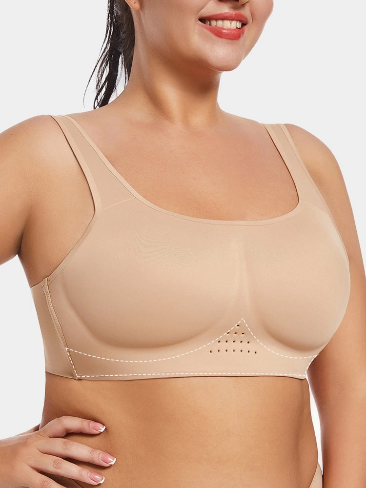 Seamless Wireless Bra with Breathable Design
