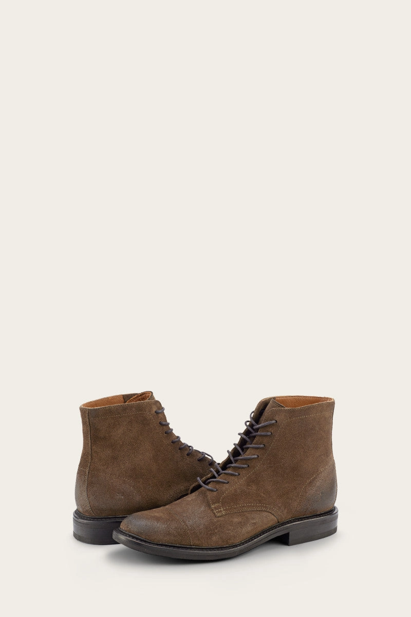 Seth Cap Toe Lace Up - Dark Brown - Pre-Loved