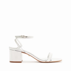 Skye Mid Block Specchio Leather Sandal