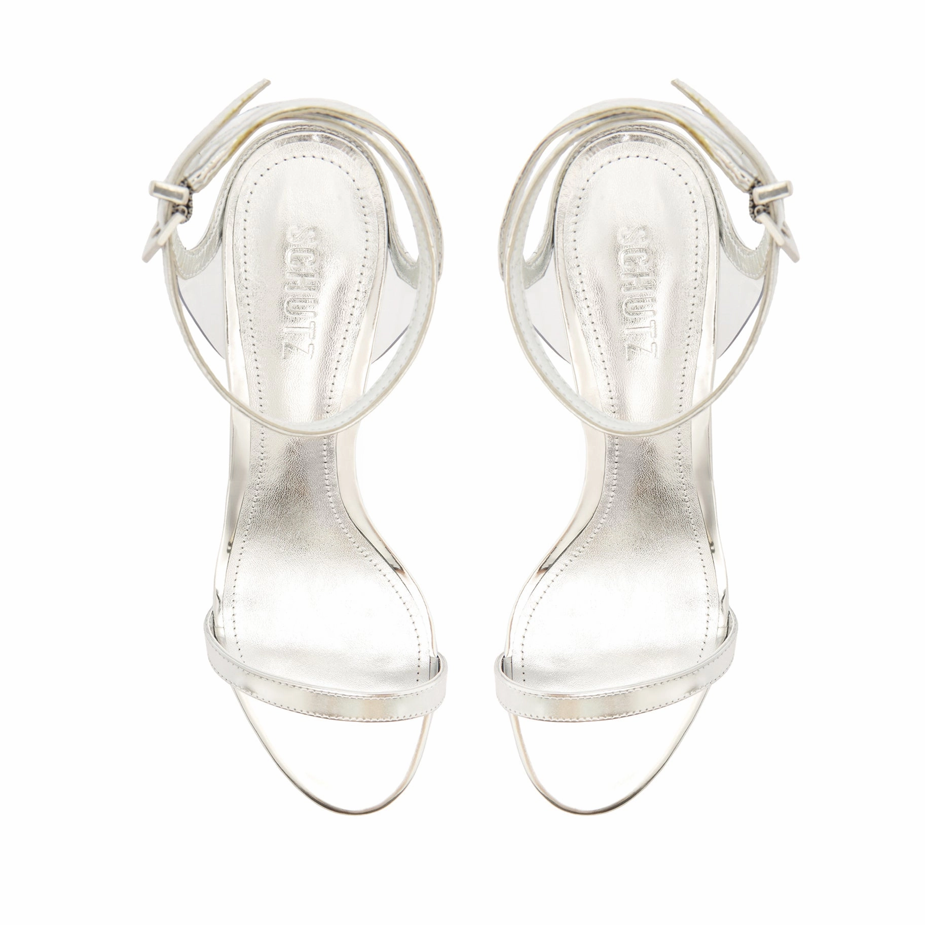 Skye Mid Block Specchio Leather Sandal