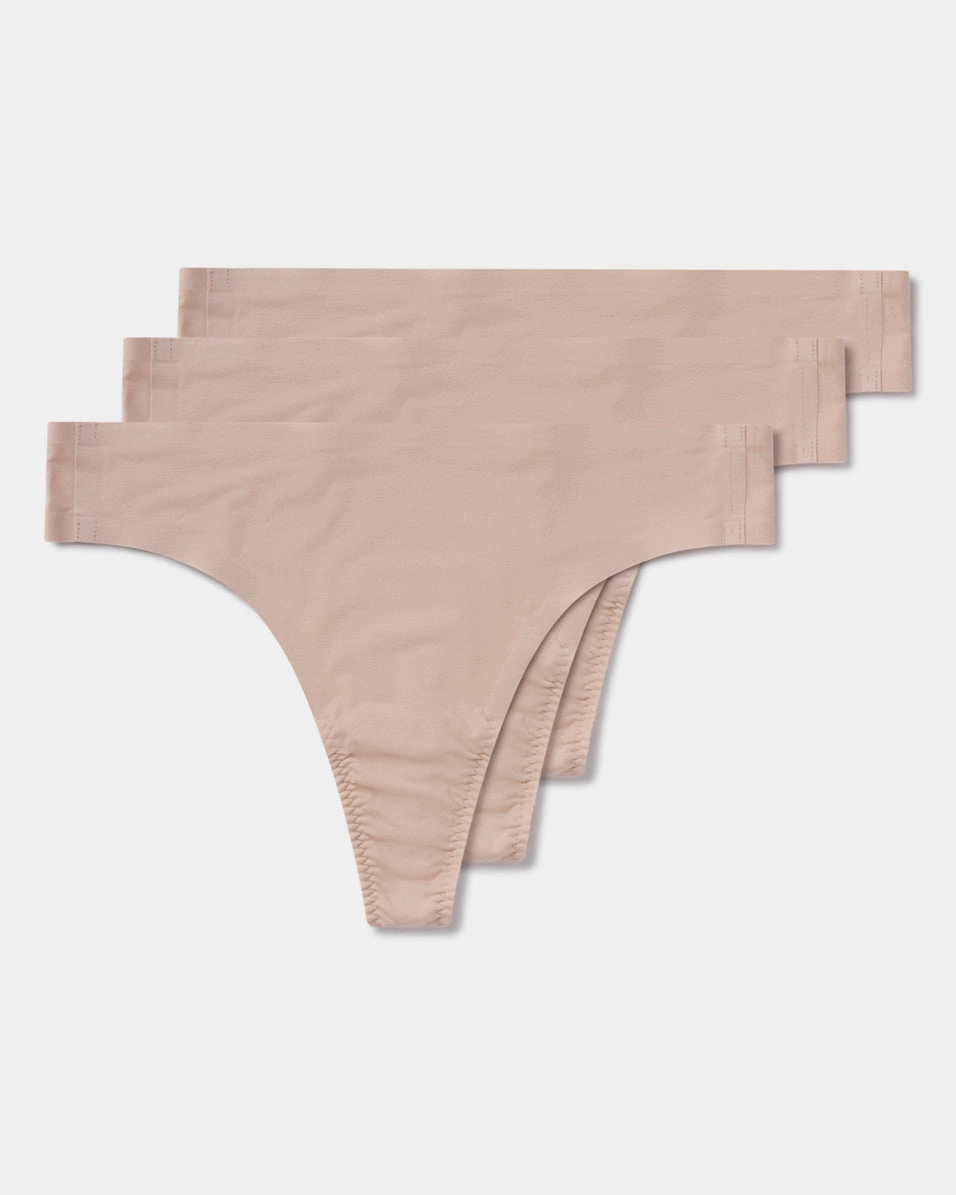 SPANXsmooth™ Fit-To-You Modal Thong 3-Pack Box