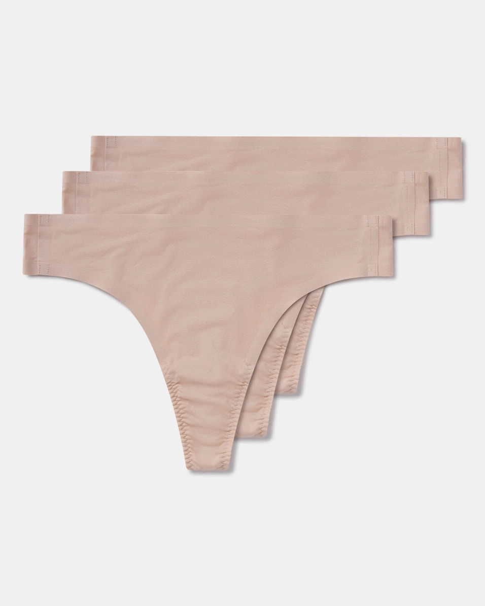 SPANXsmooth™ Fit-To-You Modal Thong 3-Pack Box