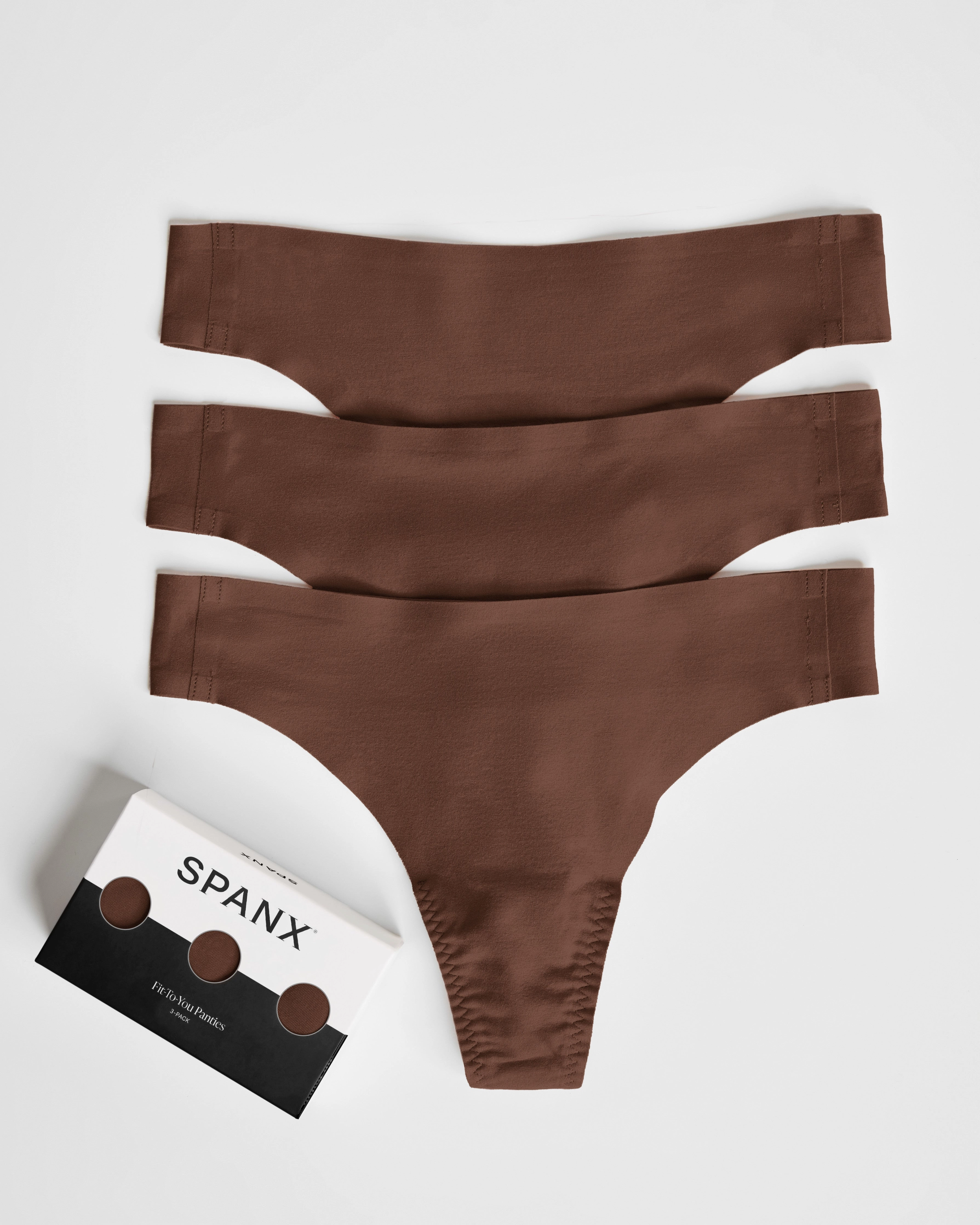 SPANXsmooth™ Fit-To-You Thong 3-Pack Box
