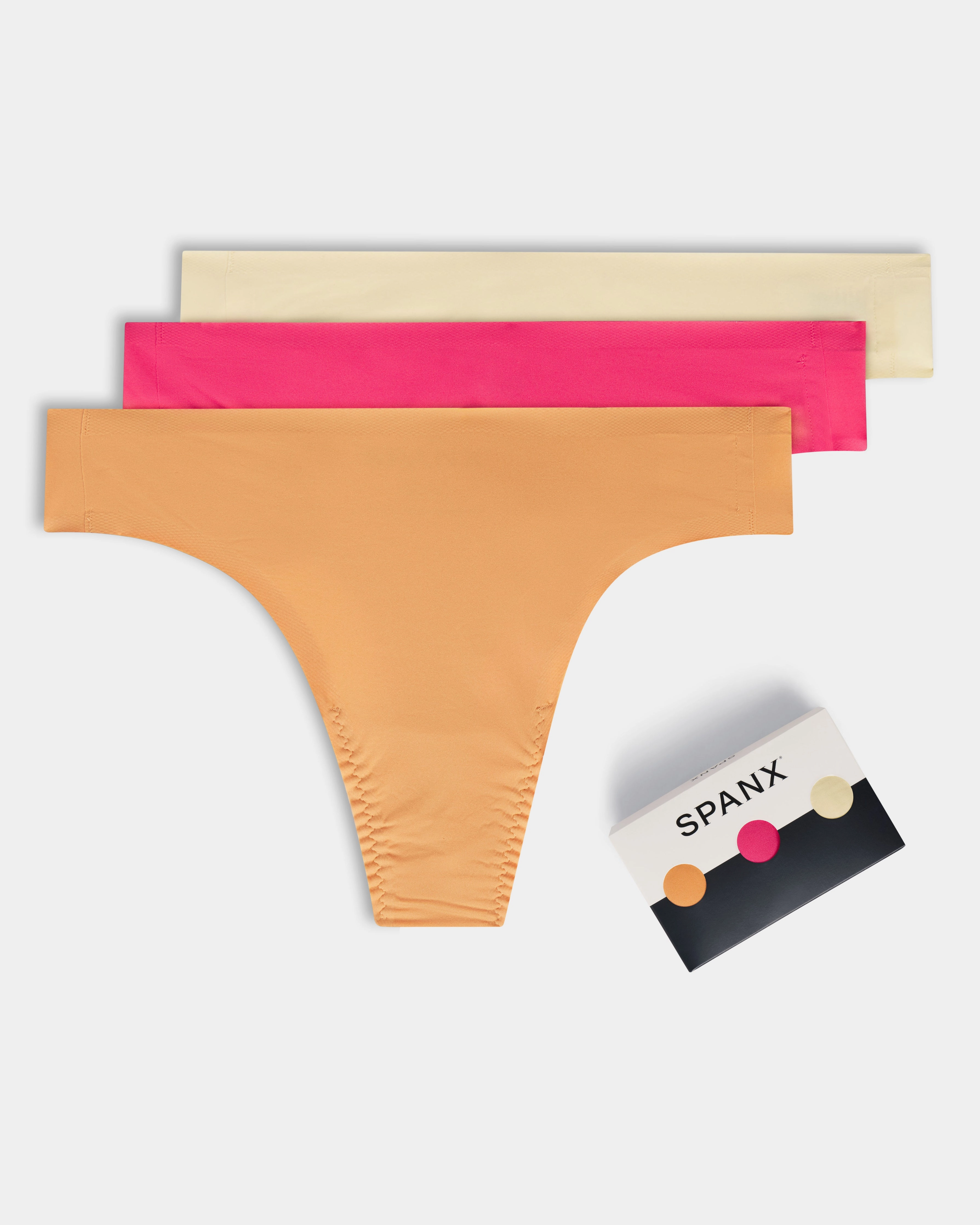SPANXsmooth™ Fit-To-You Thong 3-Pack Box
