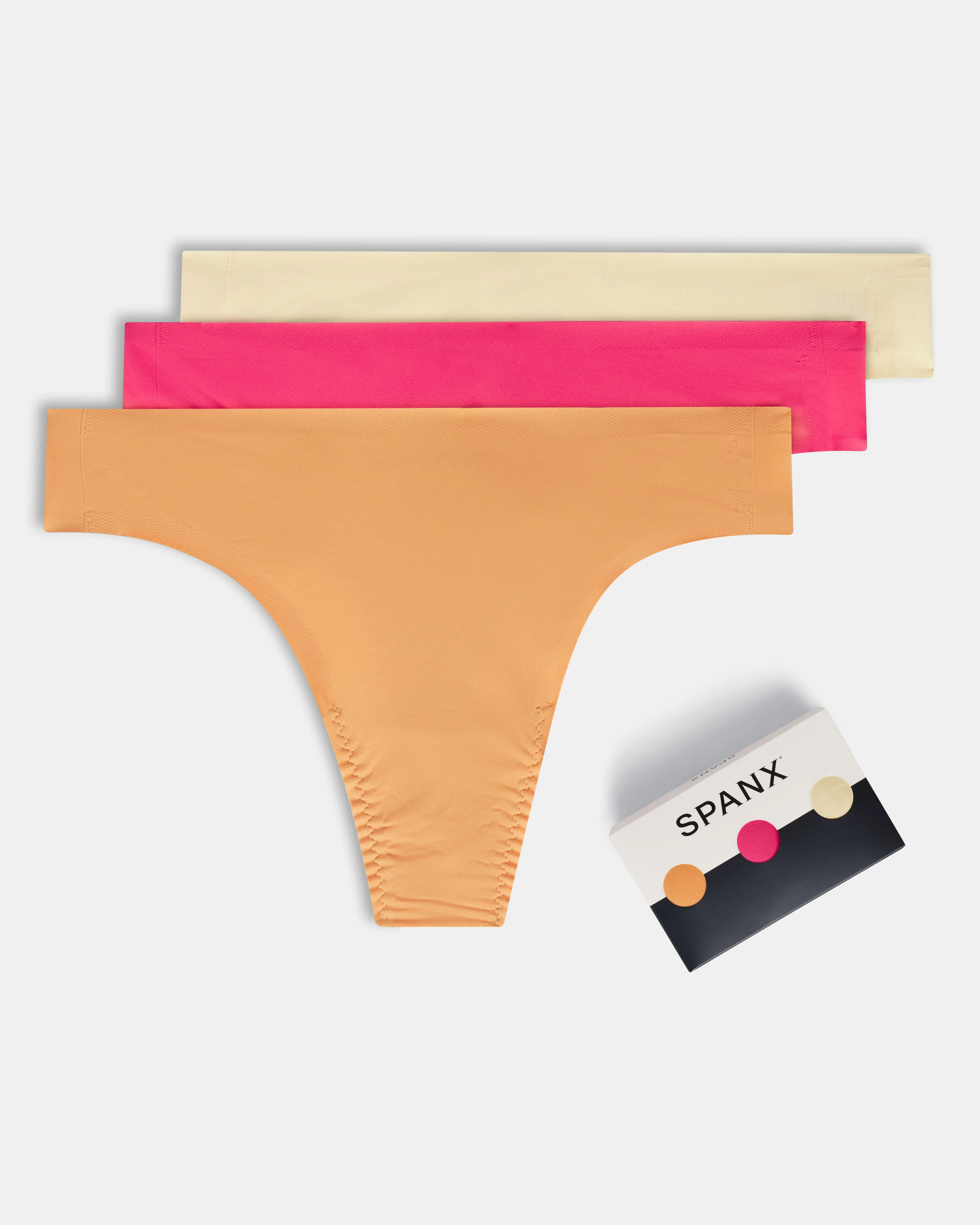SPANXsmooth™ Fit-To-You Thong 3-Pack Box