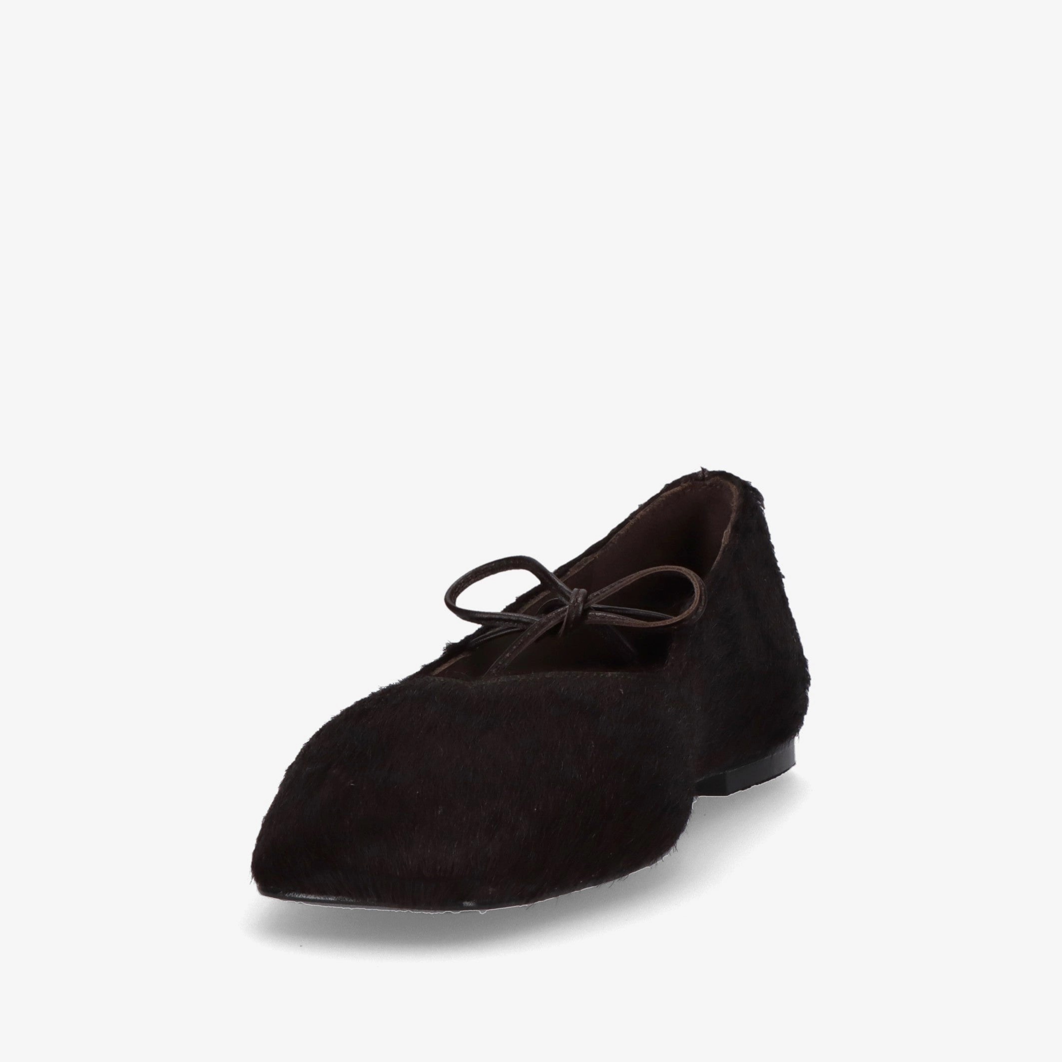 Sway Soft Brown Leather Ballet Flats