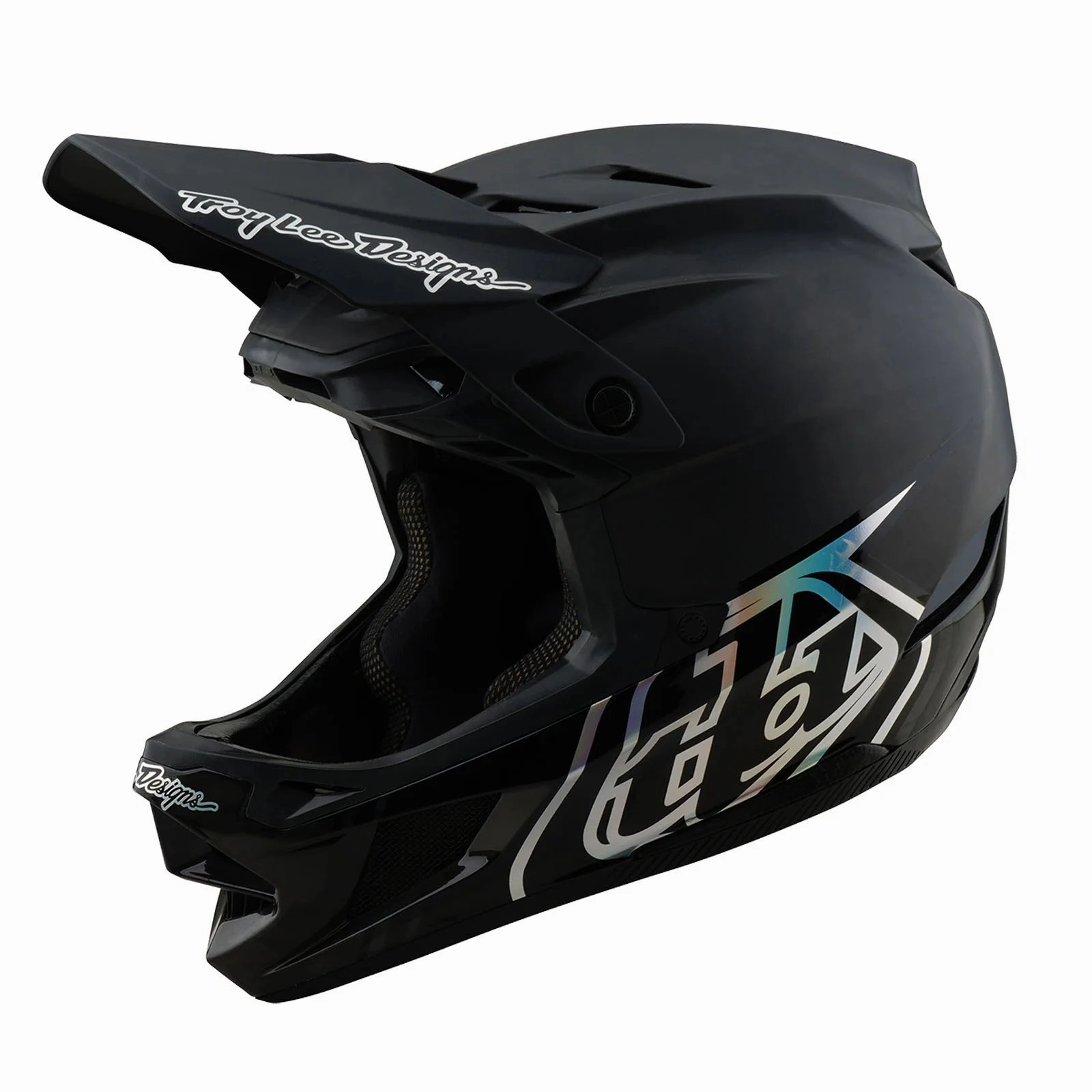 Troy Lee Designs D4 Carbon Full Face Helmet - Stealth - Black