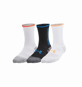 Under Armour Performance Tech 3 Pack Crew Socks Junior