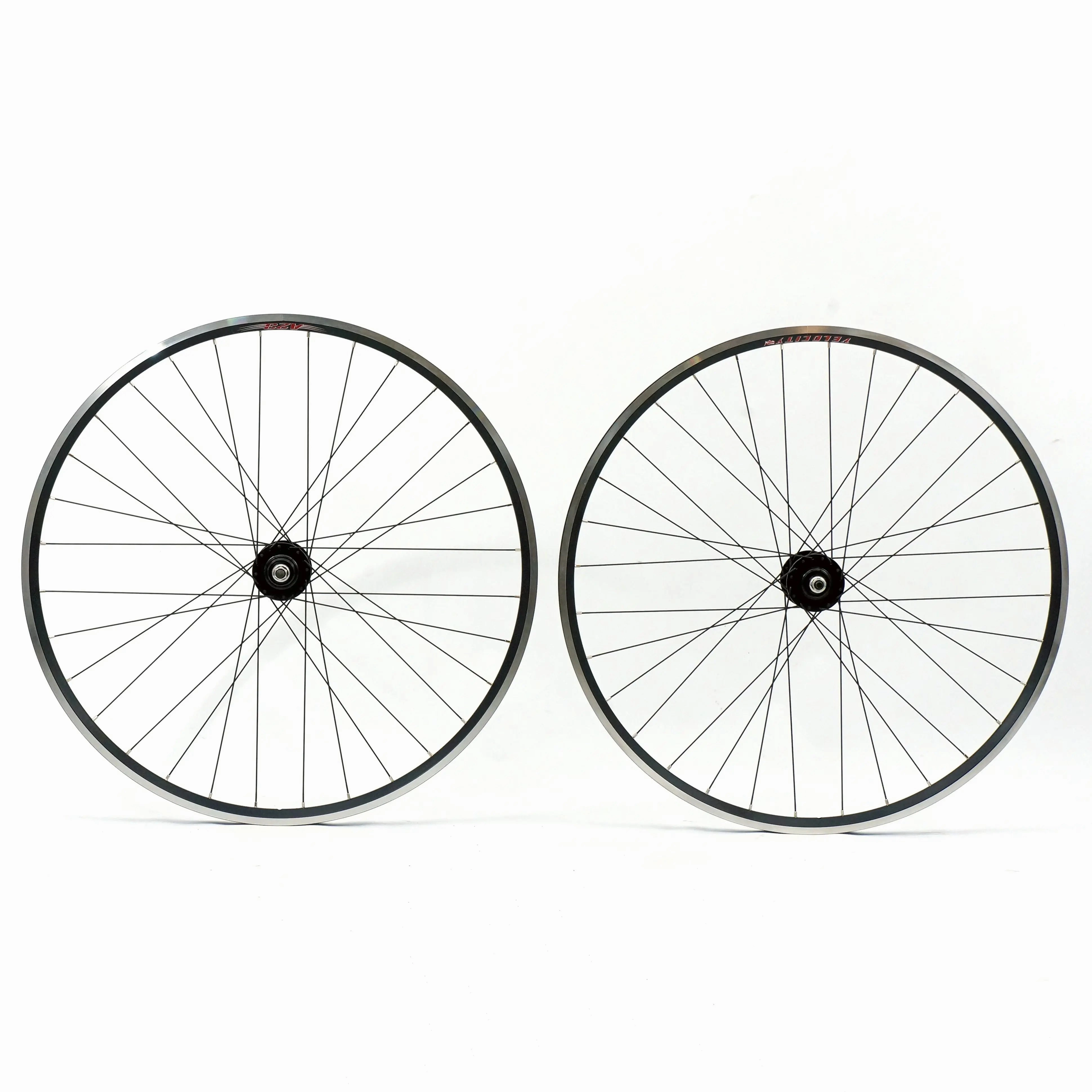Velocity A23 Single Speed-Fixed Gear-Cyclocross Tubeless-Ready Wheelset
