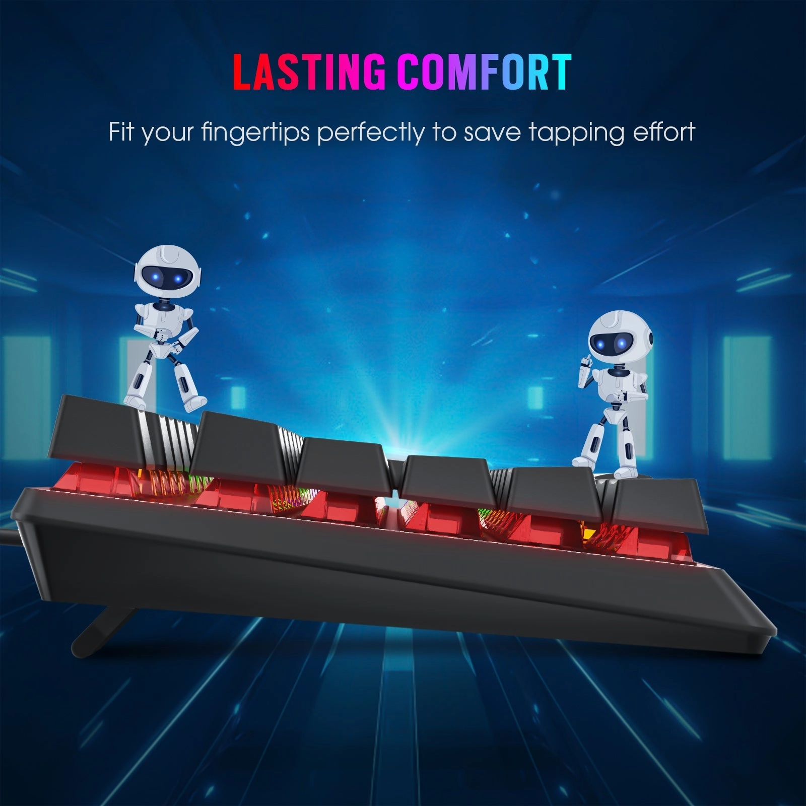 Wired Gaming Keyboard with 87 Key