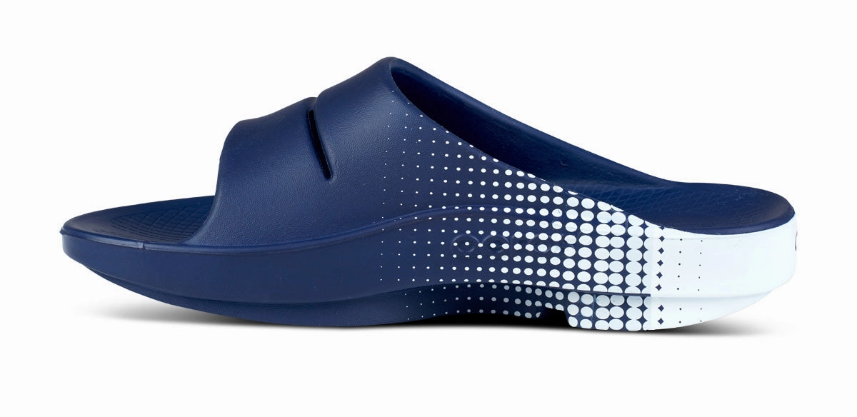 Women's OOahh Sport Slide Sandal - Navy Matrix