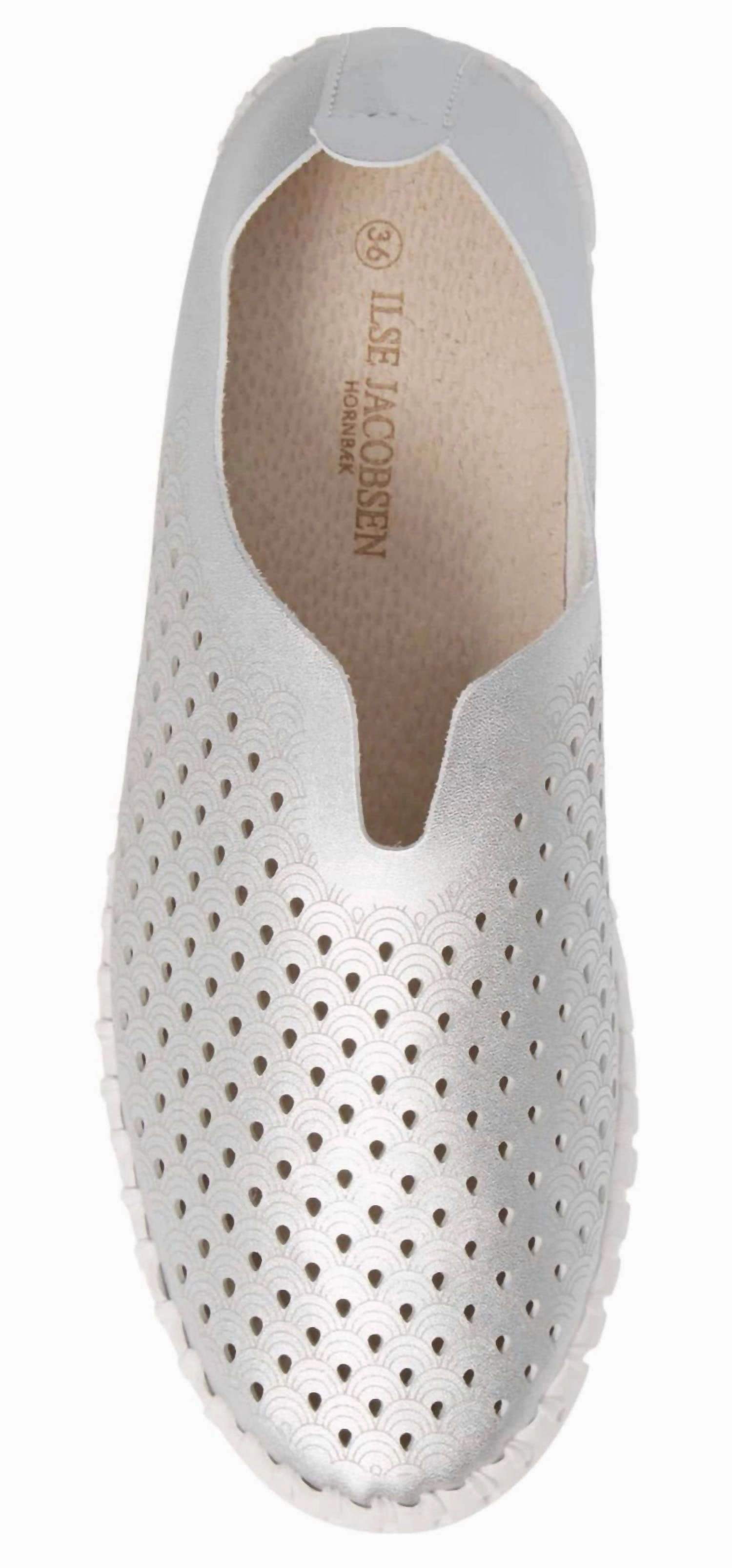 Women's Tulip Slip On Sneaker In Silver