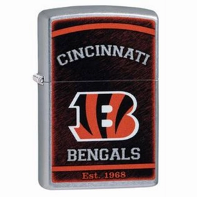 Zippo Windproof Lighter - NFL Cincinnati Bengals Refillable Metal | 29938-000002