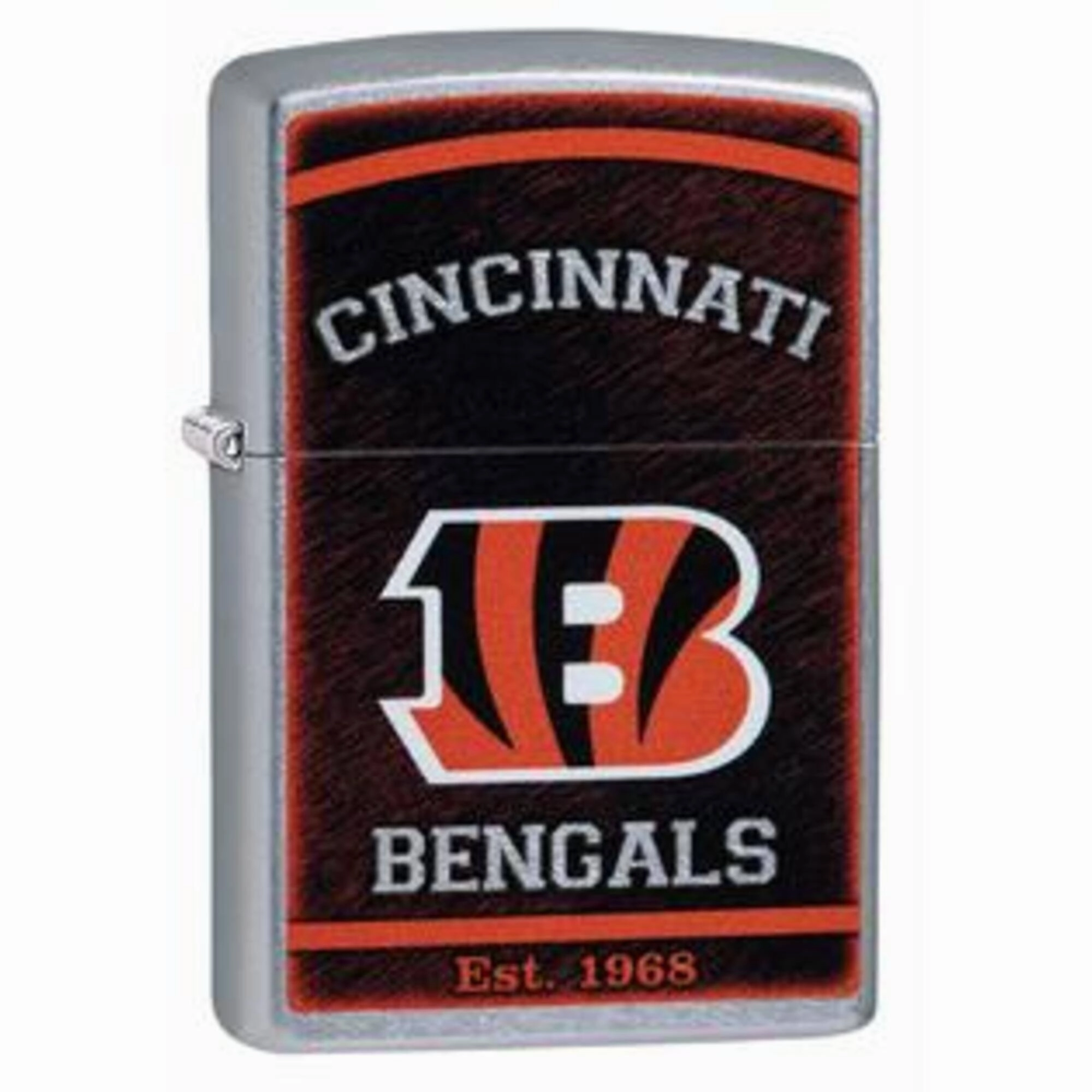 Zippo Windproof Lighter - NFL Cincinnati Bengals Refillable Metal | 29938-000002