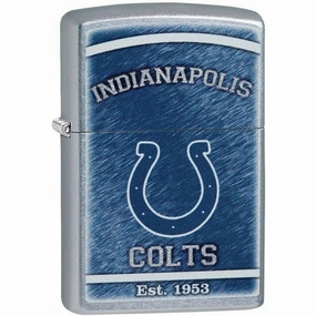 Zippo Windproof Lighter - NFL Indianapolis Colts Street Chrome Metal | 29945-000002